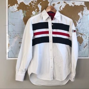 Tommy Hilfiger VINTAGE button down shirt Women’s 8